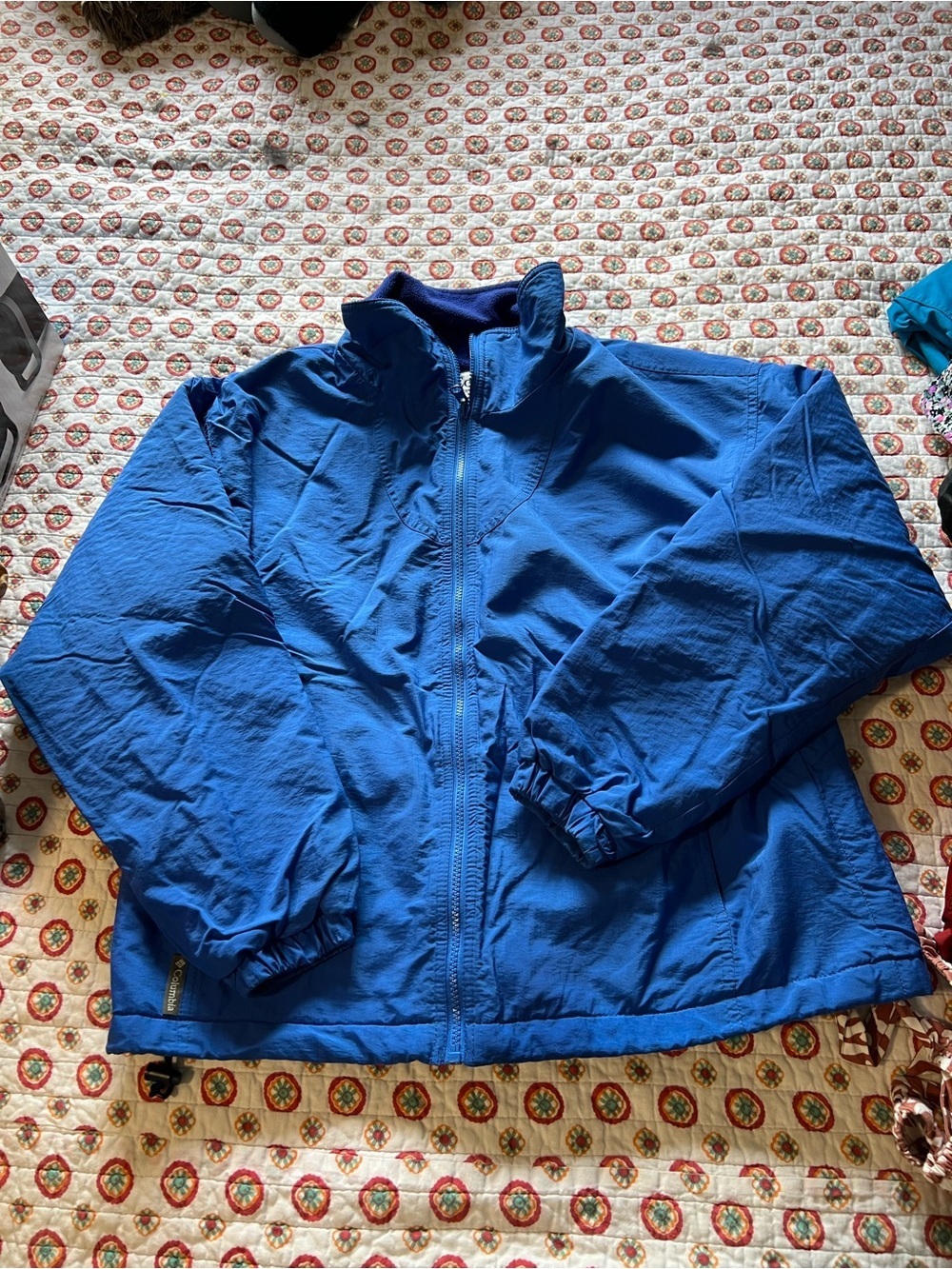 Vintage 90s Columbia Winter Royal Blue Coat Size Large Women’s